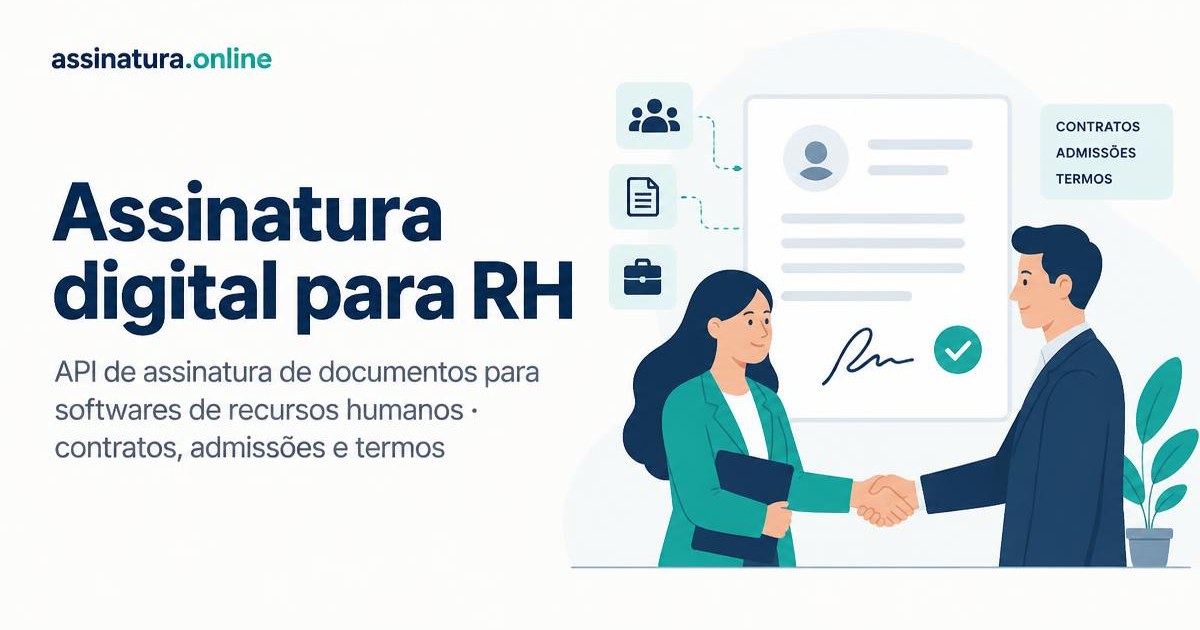 Contrato de admissão digital com assinatura eletrônica
